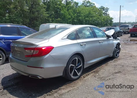 2018 Honda Accord Sport from USA, damaged, VIN 1HGCV1F38JA166592